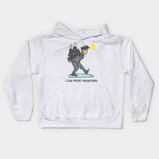 I can move mountains Kids Hoodie